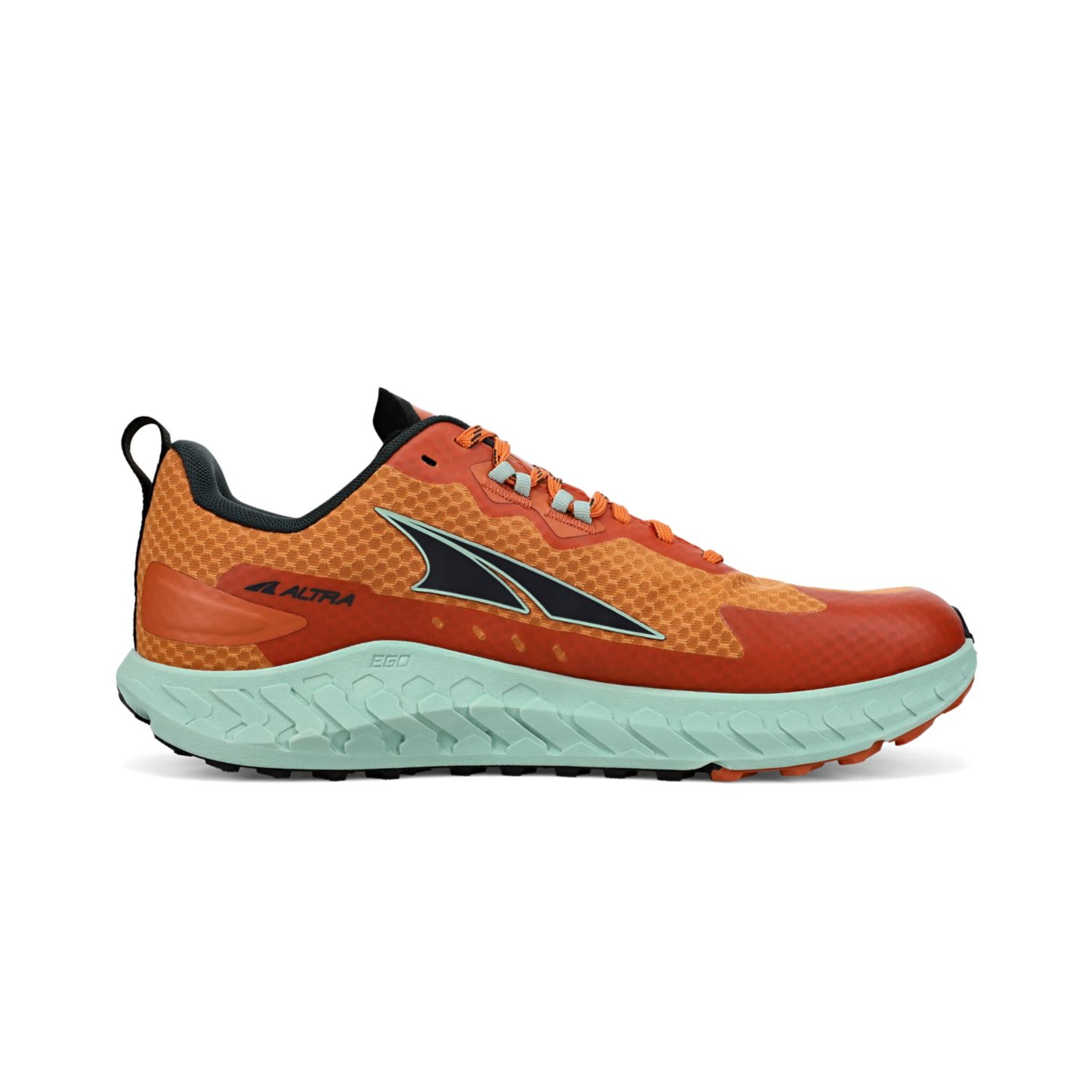 Altra Outroad Men's Trail Running Shoes Green / Orange | South Africa-64273059